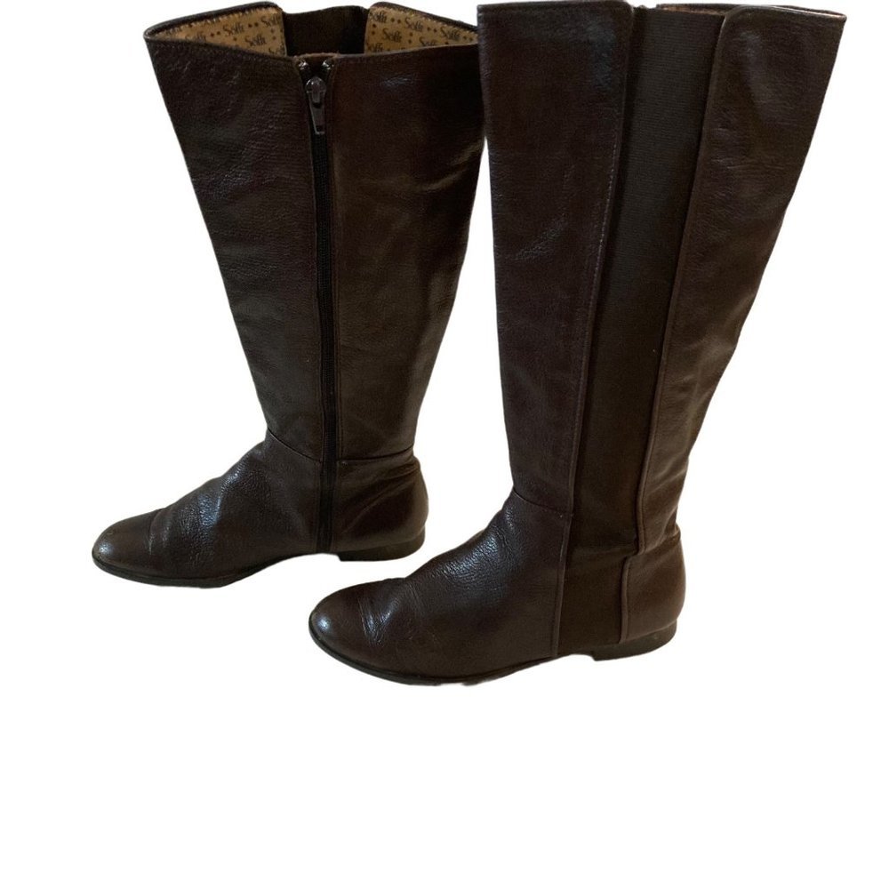 Söfft Sofft Women Sz 7 Casoria Leather Equestrian Inspired 1.25"‎ Heel Boots
